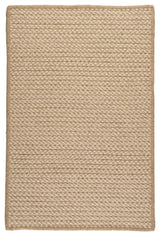 Natural Wool Houndstooth HD33 Tea Modern Area Rug, Rectangular 2'x4'