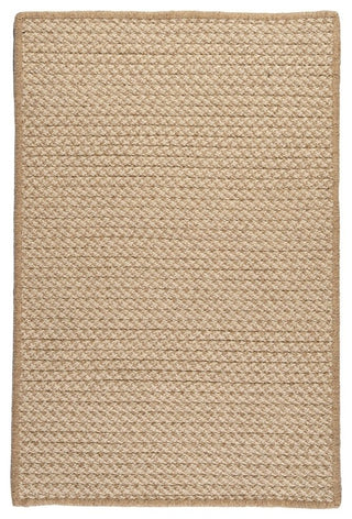 Natural Wool Houndstooth HD33 Tea Modern Area Rug, Rectangular 2'x4'