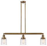 INNOVATIONS 213-BB-G513 3-Light Island Light Brushed Brass