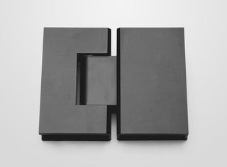 78"x39.5" Frameless Towel Bar Shower Door Glass Hinge, Oil Rubbed Bronze