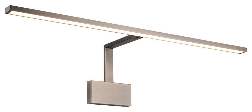 Uptown LED Adjustable Picture Light 3000K, Brushed Nickel, 34"