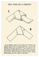 "Try This on a Friend - 5 Equal Sides" Paper Print by Retromagic, 22"x32"