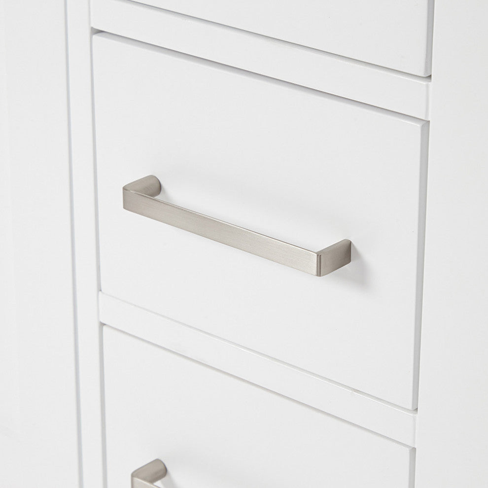 ARIEL Cambridge 43" Rectangle Sink Bath Vanity Carrara Marble