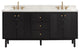 Adelle Vanity Combo Collection, Black, 73
