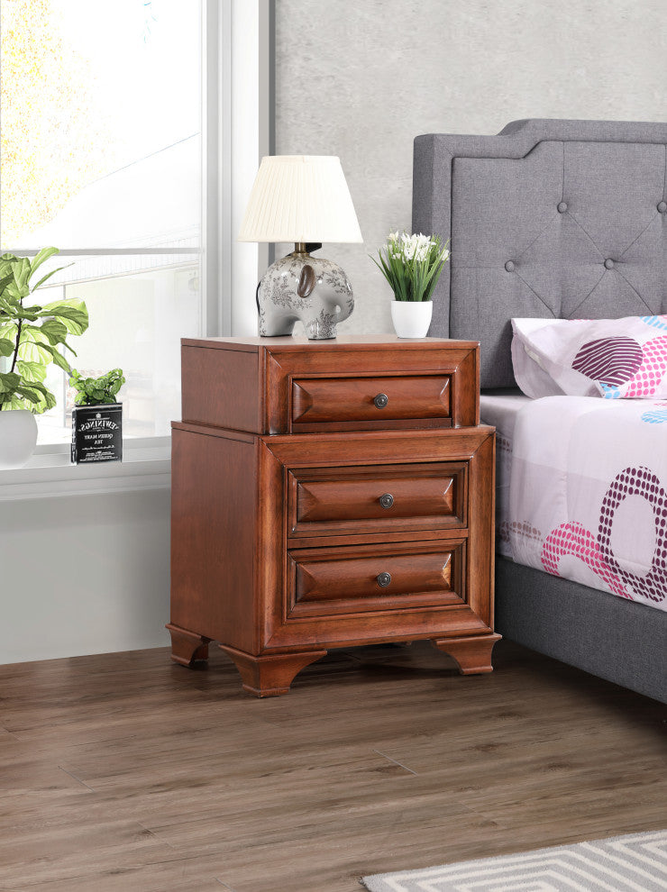 Hiko Nightstand, Cherry
