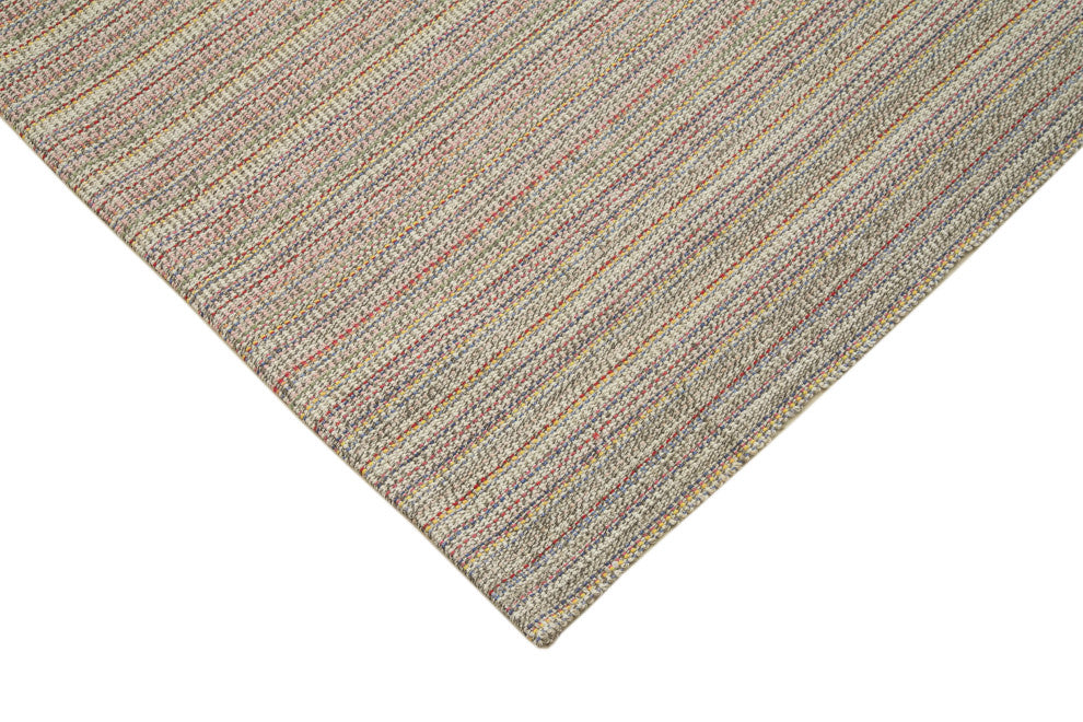 Rug N Carpet - Handmade Turkish 9' 5'' x 12' 5'' Flatweave Wool Kilim Rug