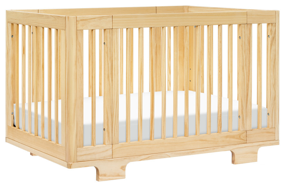 Yuzu 8-in-1 Convertible Crib With All-Stages Conversion Kits, Natural