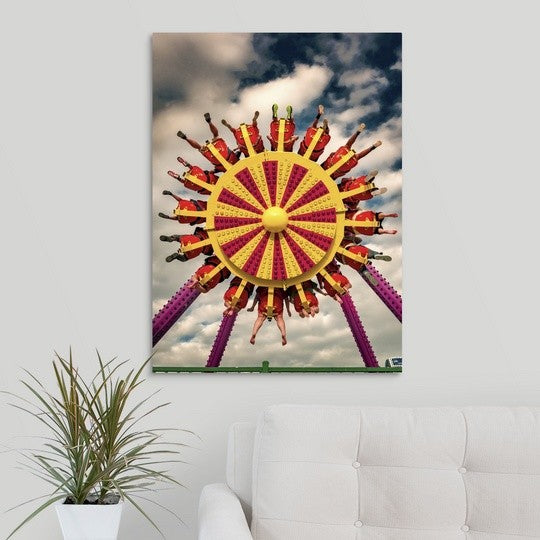 "Seaside Ride" Wrapped Canvas Art Print, 22"x30"x1.5"