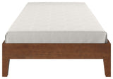 Nix Twin Platform Bed, Natural