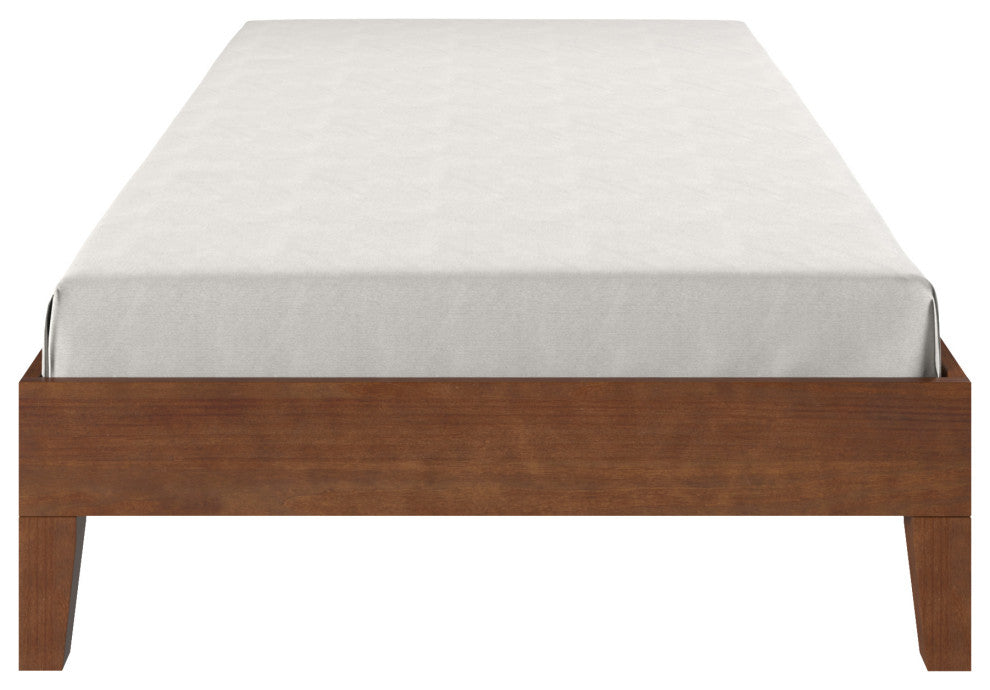 Nix Twin Platform Bed, Natural