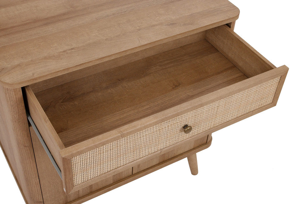 Thelma KD Rattan Small Cabinet 1 Drawer and 2 Doors