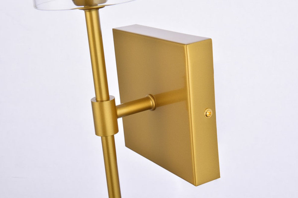 Ezra 1-Light Brass Wall Sconce