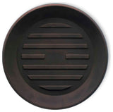 Universal Round Plant Saucer -Inner Diameter 8" x Outer 11", Old Bronze