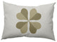 Lucky Clover St. Patrick's Day Indoor/Outdoor Pillow, Sustainable Green, 14x20"