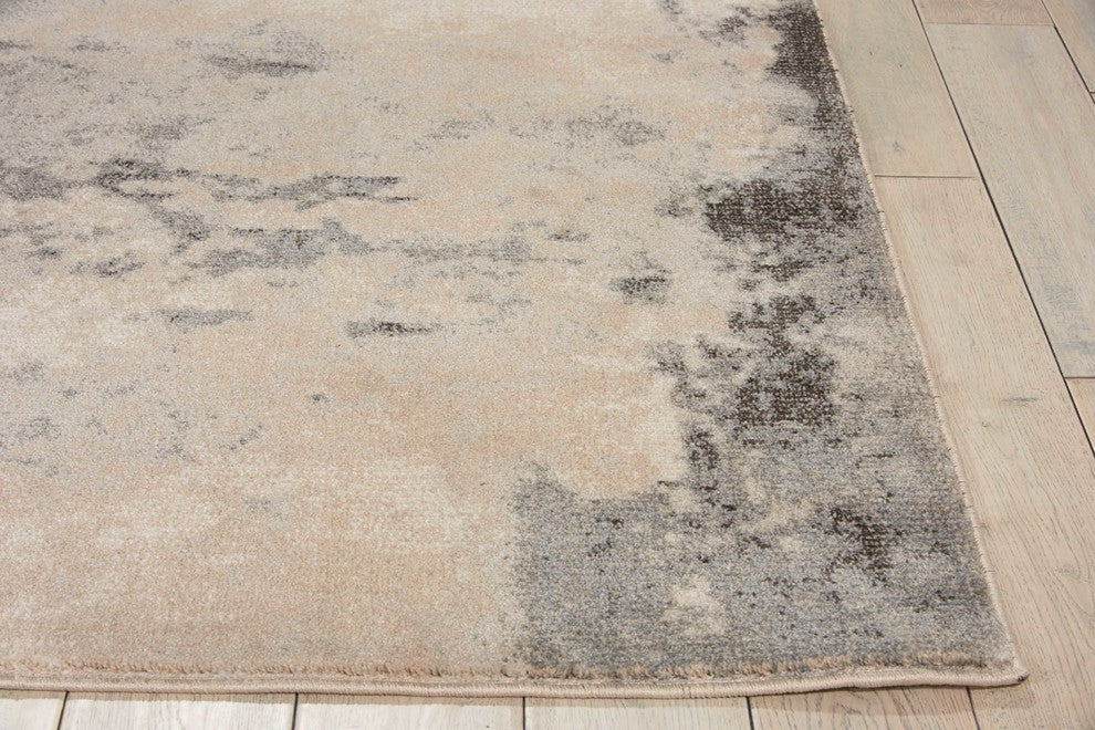 Nourison Maxell Ivory/Gray Area Rug, 9'3"x12'9"