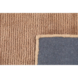 Hue Solid Area Rug, Brown, 2'6"x8'