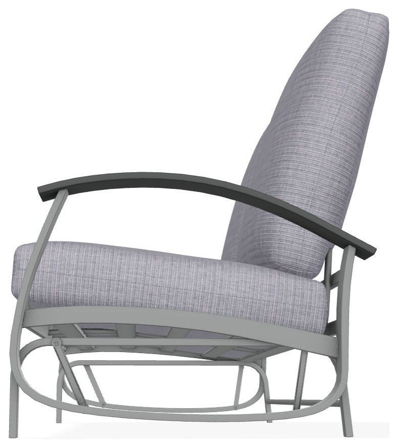 Belle Isle Cushion Deep Seating 2-Seat Glider, Proven Ash/Graphite