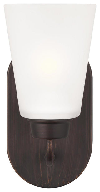 Generation Lighting 4115201EN3 Kerrville 10" Tall LED Bathroom - Midnight Black
