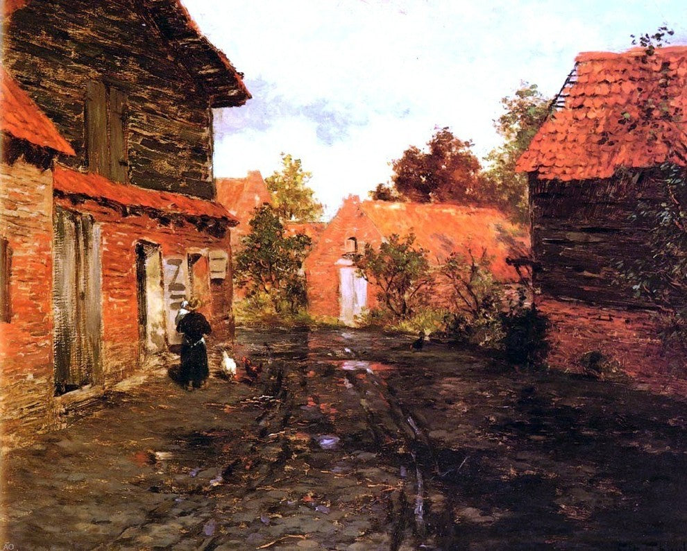 Fritz Thaulow After The Rain, 20"x25" Wall Decal
