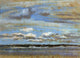 Eugene-Louis Boudin White Clouds over the Estuary Gallery Wrapped Canvas Print