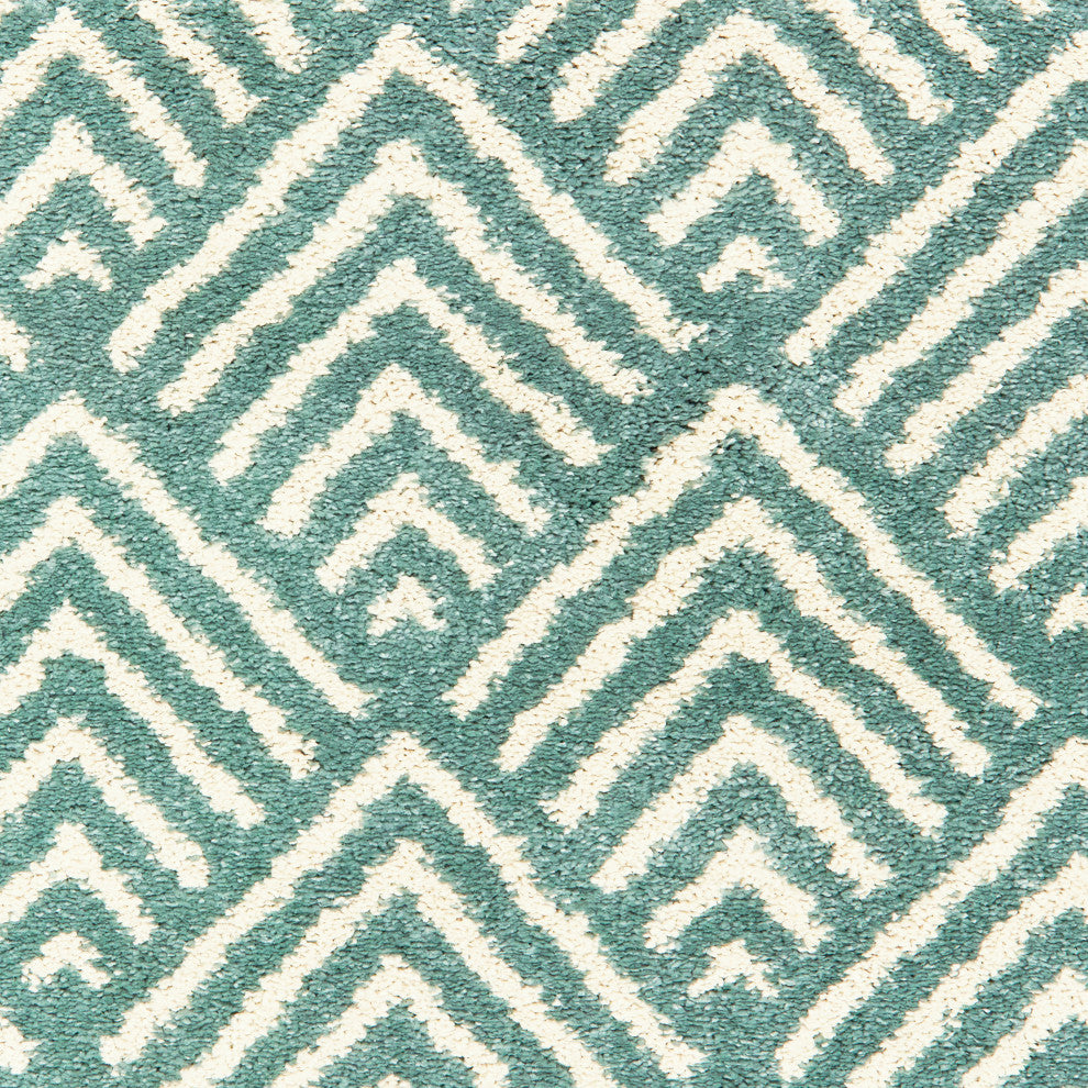 Oriental Weavers Carson Blue/ Ivory Geometric Indoor Area Rug 7'10"X10'