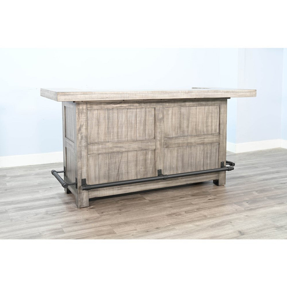 Sunny Designs 80 Traditional Wood Home Bar