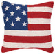 Usa American Flag Red White And Blue Hook Pillow