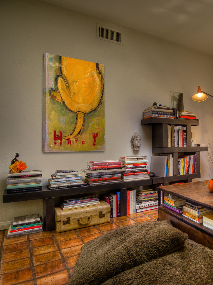 "Happy Tails" Painting Print on Canvas by Tori Campisi