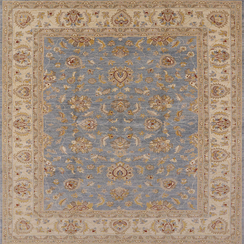 Ahgly Company Indoor Square Mid-Century Modern Area Rugs, 3' Square