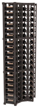 4 Column Wine Cellar Corner Kit, Pine, Black/Satin