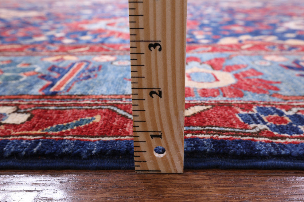8' 0" X 9' 7" Persian Fine Serapi Handmade Wool Rug - Q7868