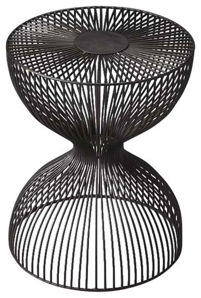 Butler Nicholas Iron Cage Bunching Table, Black