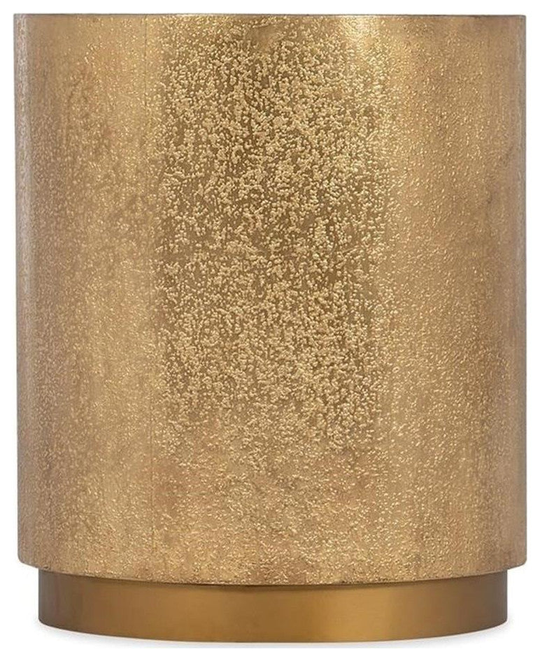 Bowery Hill Contemporary Living Room Audra Round Accent Table