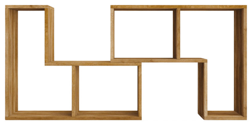 ANALI Modular Bookcase, Country Oak