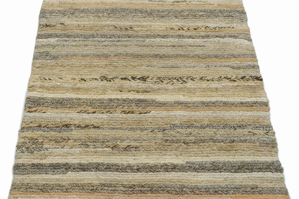 Multicolor New Turkish Soumak Runner 2' 10" x 9' 1", 34 in. x 109 in.