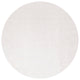 Gloria Contemporary Area Rug, White, 7'9" Round