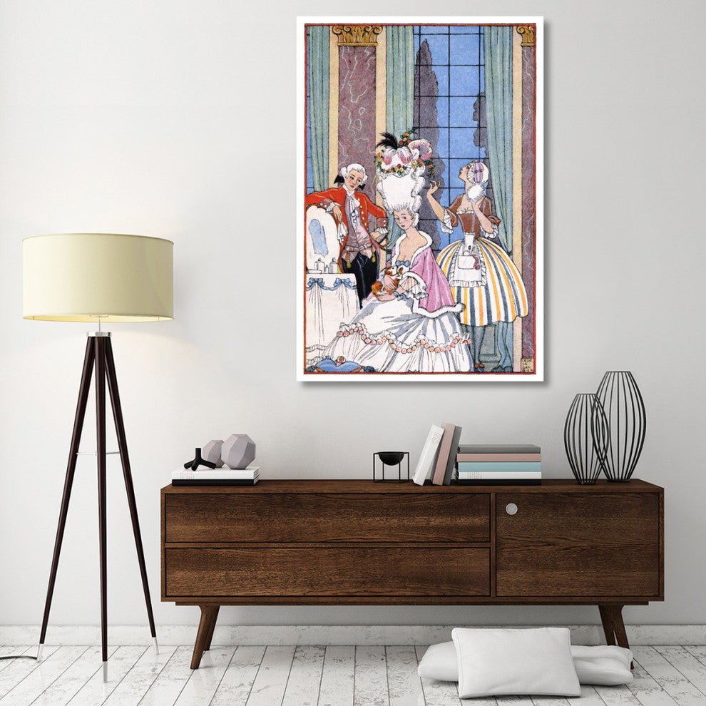"France in the 18th Century" Digital Paper Print by Georges Barbier, 42"x62"