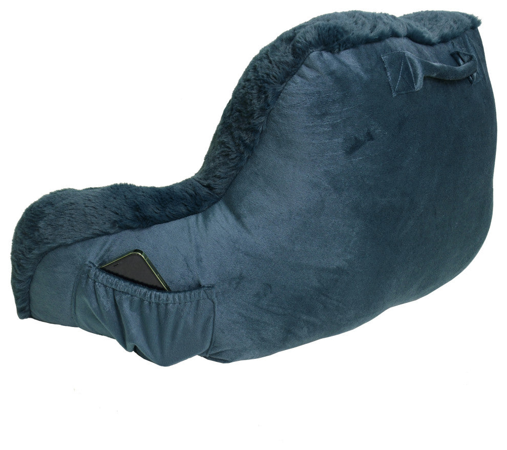 Faux Fur Bedrest Shell, Dragonfly, 20"x18" X17"