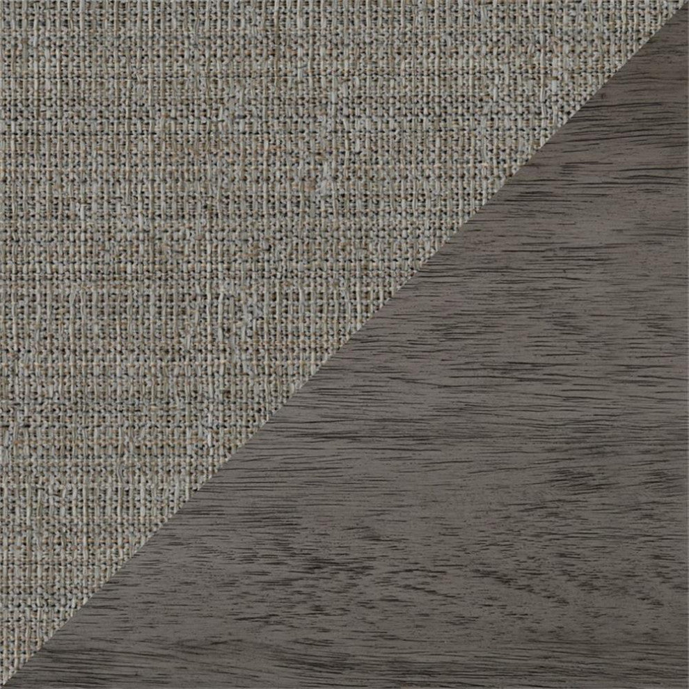 Lexicon Tigard Asian Hardwood Dining Room Side Chair in Gray (Set of 2)