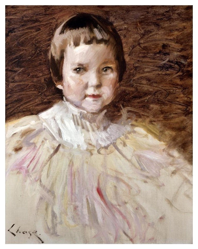 "Little Girl" Digital Paper Print by William Merritt Chase, 19"x24"