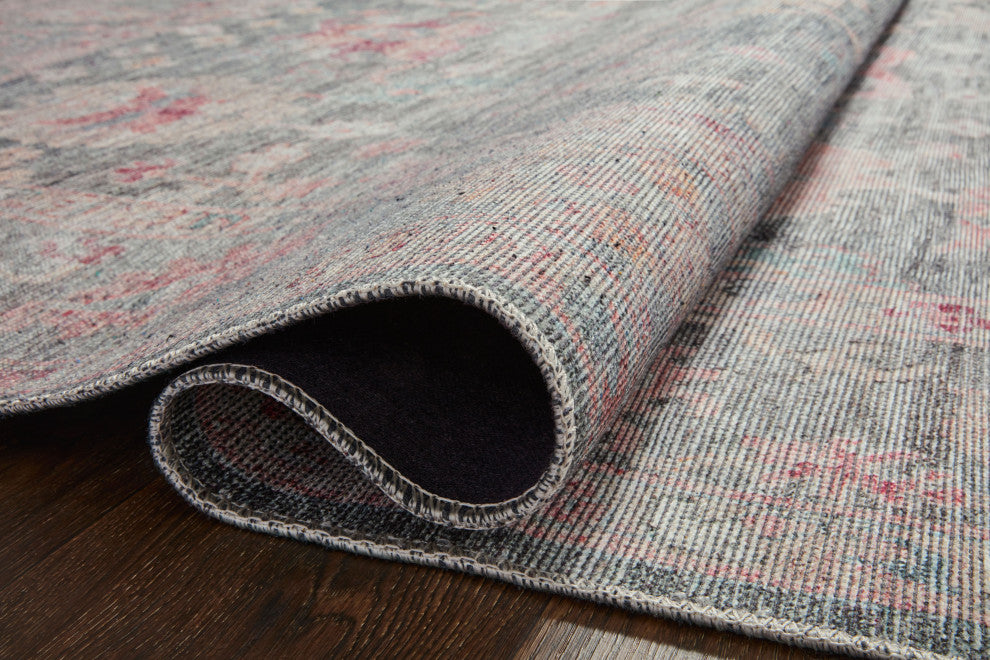 Loloi II Elysium Graphite / Multi 2'-6" x 12'-0" Runner Rug
