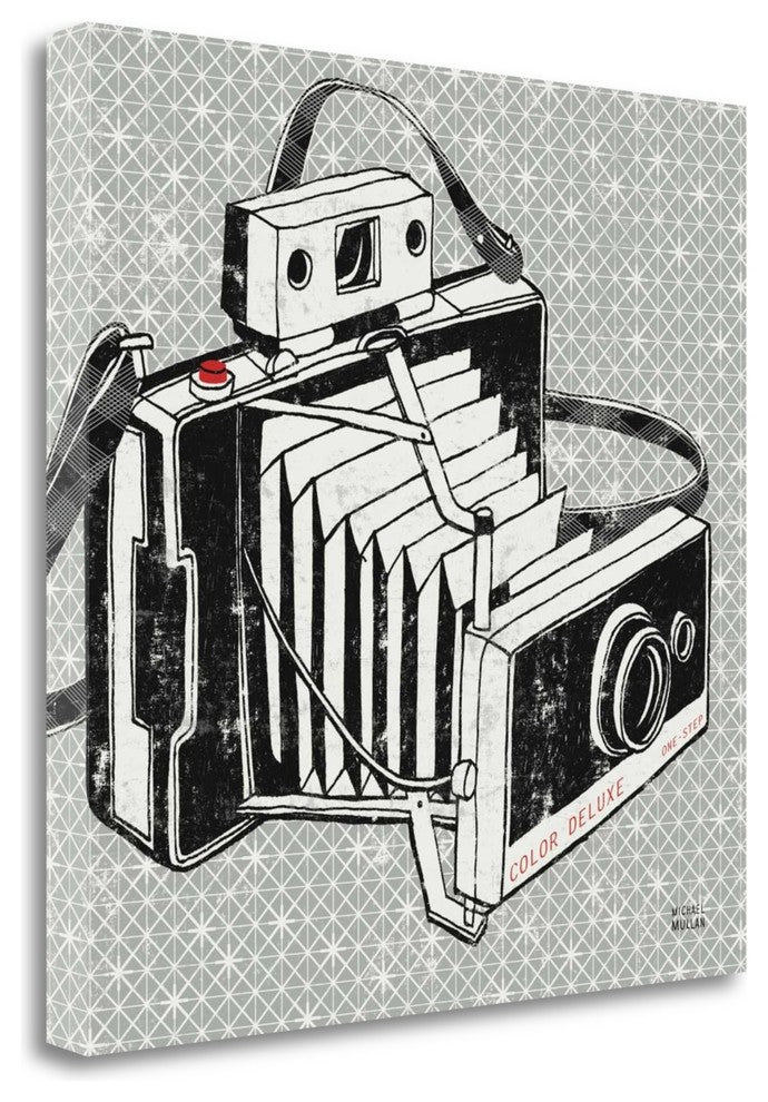 "Vintage Analog Camera" By Michael Mullan, Giclee Print on Gallery Wrap Canvas