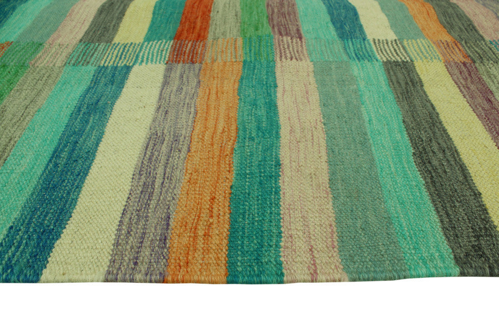 Winchester Kilim Jeannine Orange/Purple Rug, 3'10x5'10