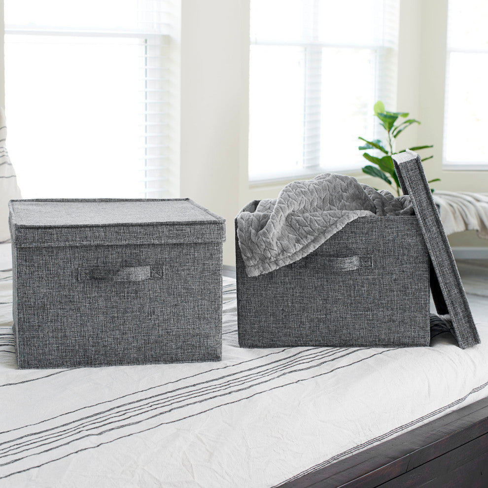 Square KD Storage Box With Lid