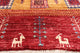 5' 0" X 6' 7" Tribal Persian Gabbeh Hand Knotted Wool Rug Q8175