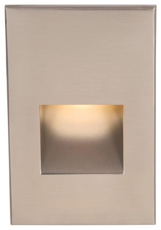 WAC Lighting LEDme Vertical Outdoor Step and Wall Light 277V, Brushed Nickel