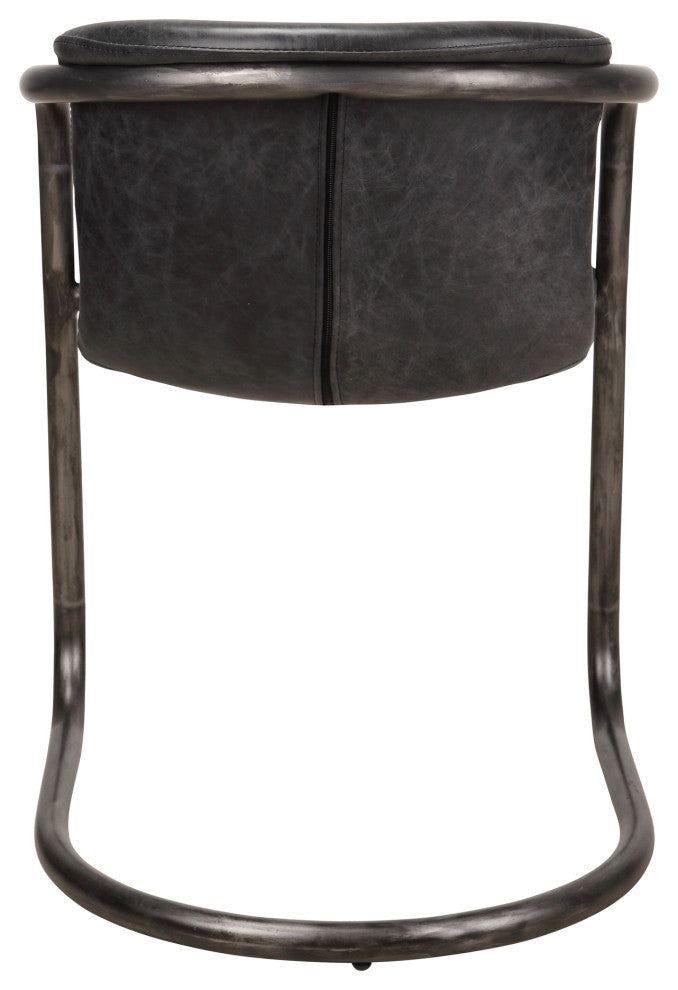 Industrial Freeman Dining Chair Antique Black - M2 - Black