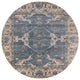 Ahgly Company Indoor Round Mid-Century Modern Area Rugs, 5' Round