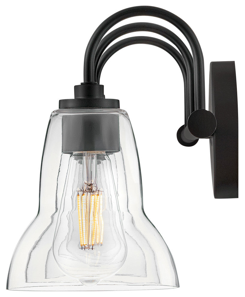 Lark Vera 24" Three-Light Bath Vanity Fixture, Black
