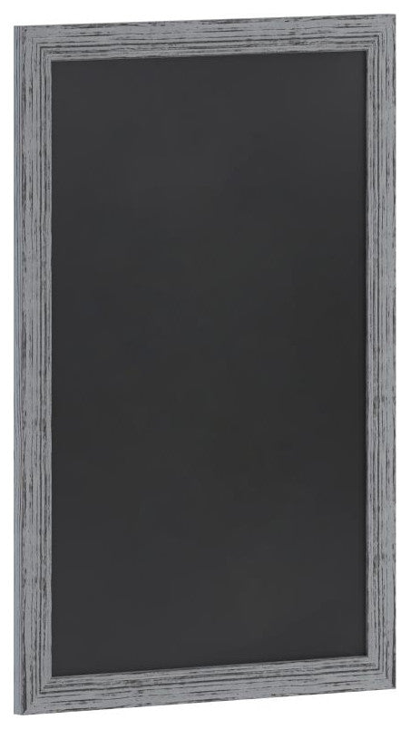 Canterbury Wall Mount Magnetic Chalkboard Sign Set, Grey, 24" X 36"